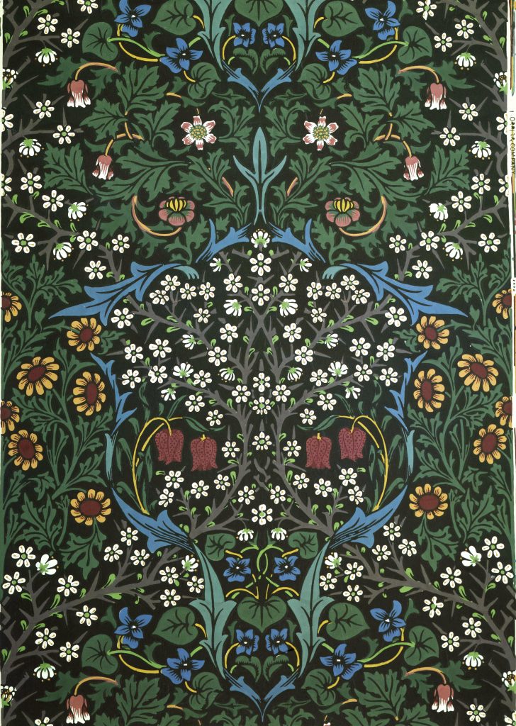 ‘Blackthorn’ wallpaper, 1892