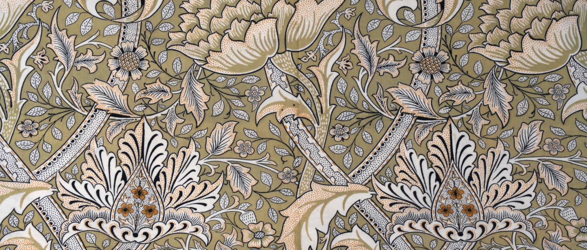 Windrush pattern by William Morris. On printed cotton.