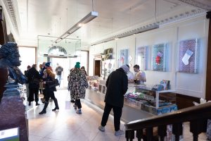 Visitors to William Morris Gallery's shop