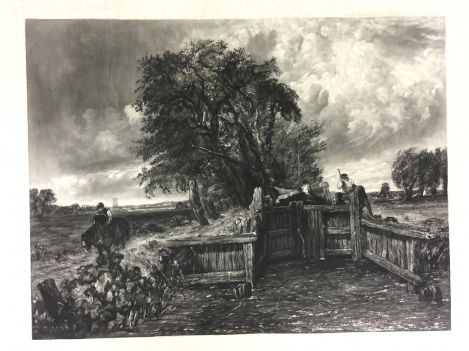 children on fence in rural scene