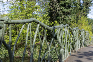 Bridge over the water in Lloyd Park Walthamstow