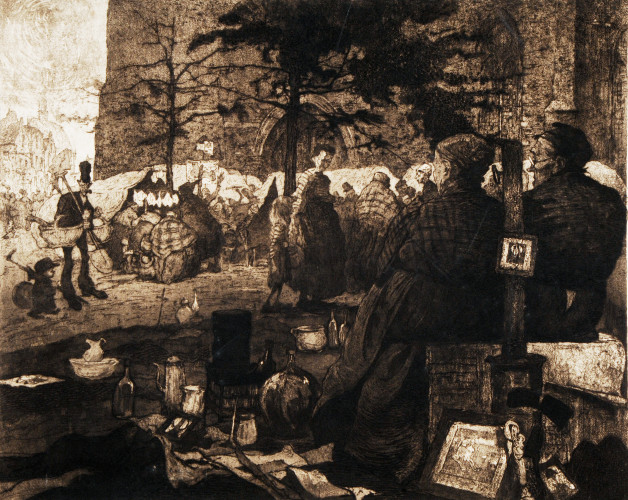 Market scene