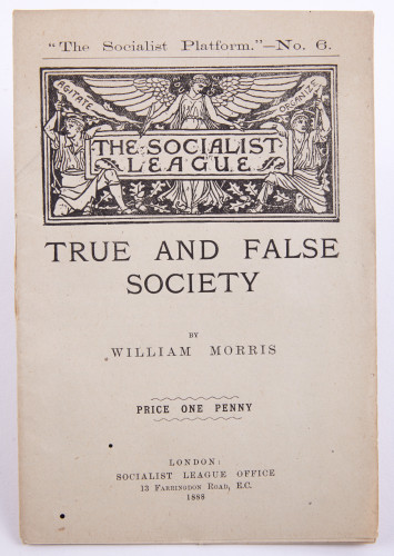 True and False Society printed pamphlet