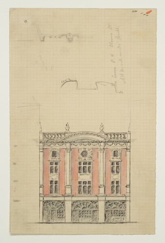 Architectural drawing of The Swan