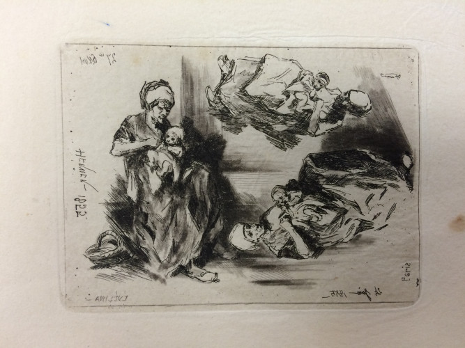 woman nurshing a baby seated