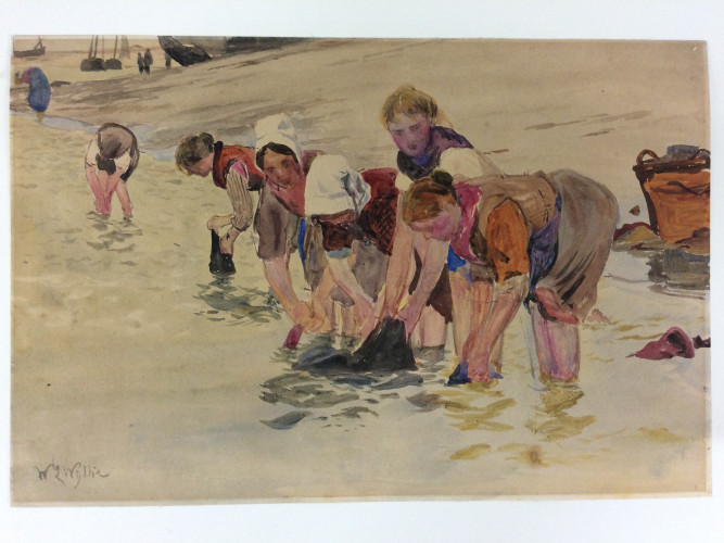 women washing clothes in the river