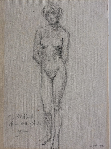 standing nude