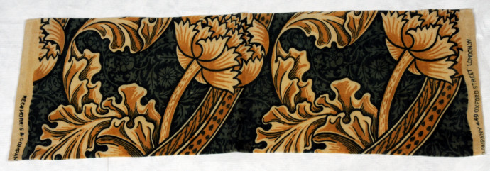 Fragment of a printed cotton